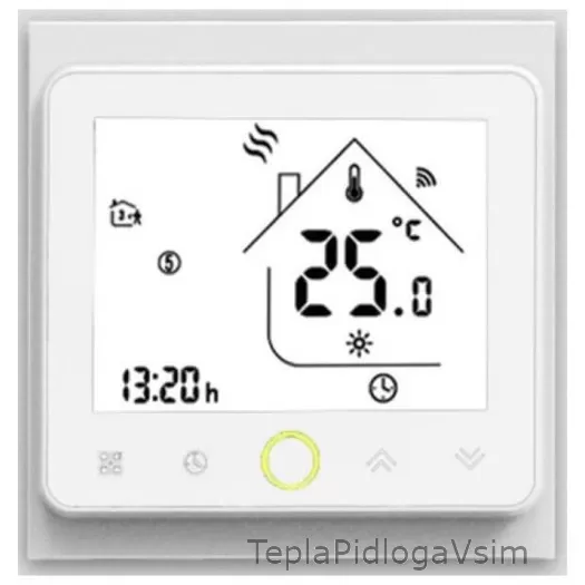 Фото 1 - Терморегулятор PWT 002 Wi-Fi White