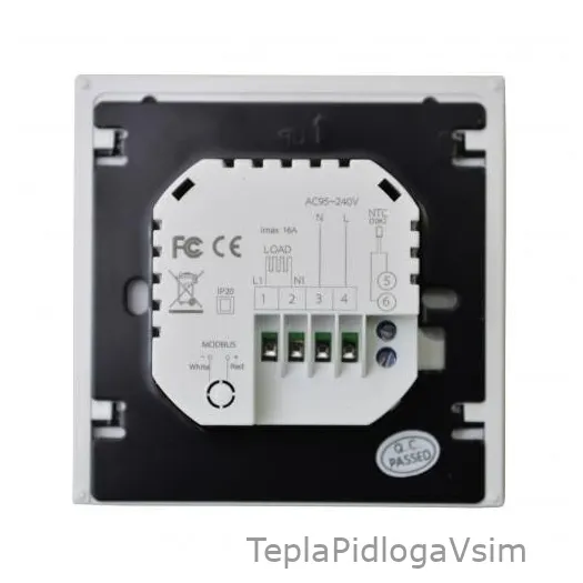 Фото 6 - Терморегулятор PWT 002 Wi-Fi White