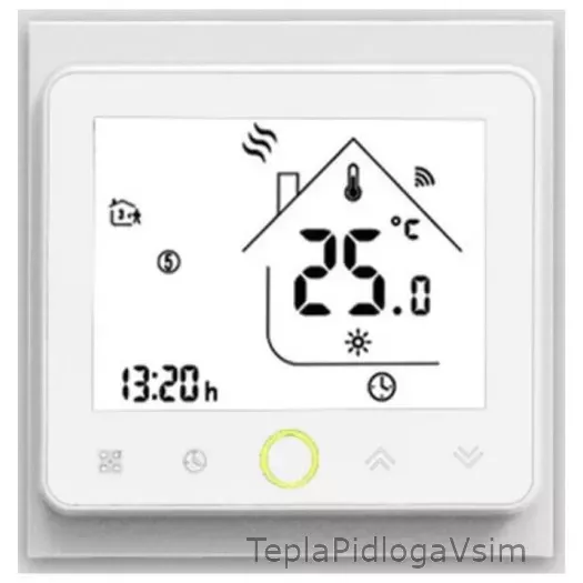 Фото 1 - Терморегулятор PWT 002 Wi-Fi White