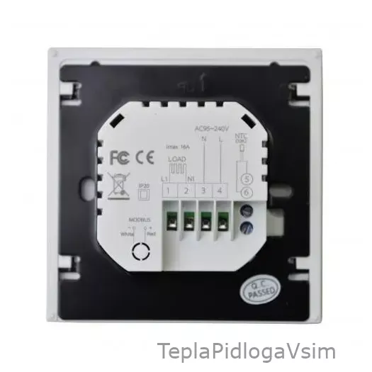 Фото 6 - Терморегулятор PWT 002 Wi-Fi White
