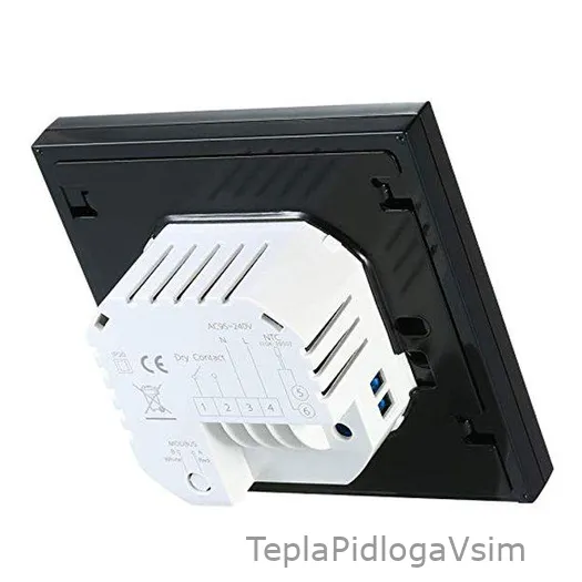 Фото 3 - Терморегулятор PWT 002 Wi-Fi Black Matte