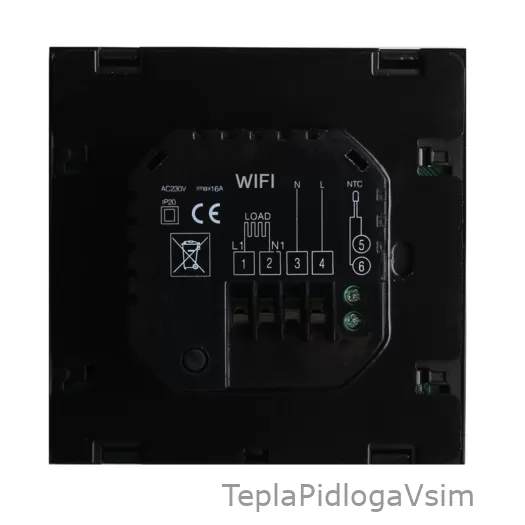 Фото 4 - Термостат SN Wi-Fi Black