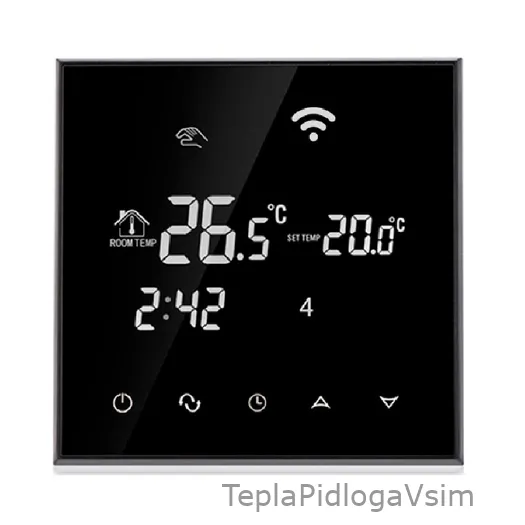 Фото 1 - Термостат SN Wi-Fi Black
