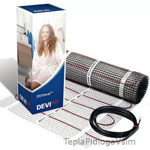 Фото 1 - Нагревательный мат двухжильный экранированный DTIR-150 DEVI comfort