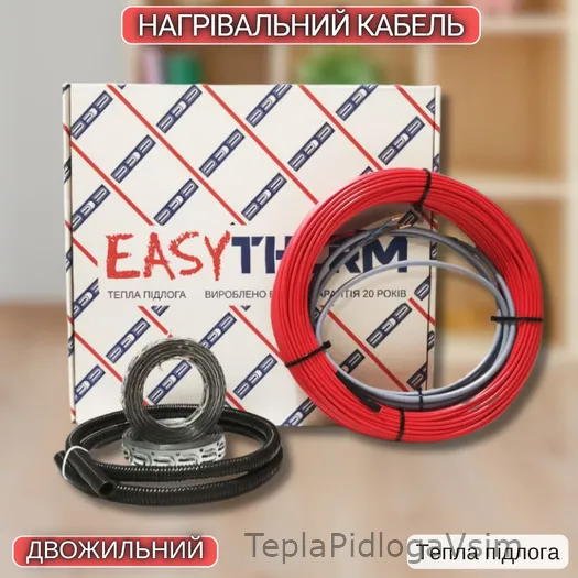 Фото 6 - Кабель нагрівальний двожильний Easytherm EC 18 Вт/м