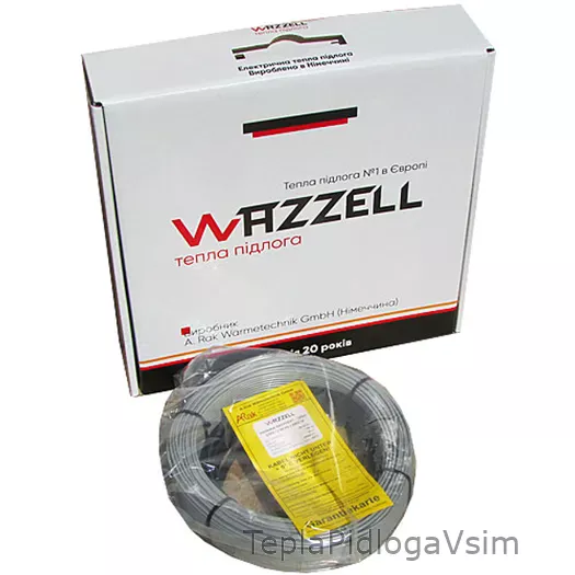 Фото 2 - Нагрівальний кабель двожильний WAZZELL EASYHEAT