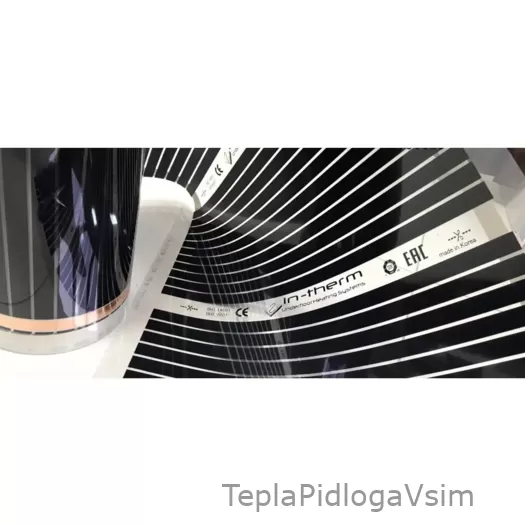 Фото 6 - Пленочный теплый пол IN-THERM T 308 - 220 Вт/м², ширина рулона 0,8 м
