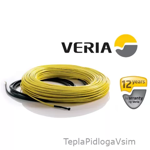 Фото 1 - Двожильний нагрівальний кабель Veria Flexicable 20
