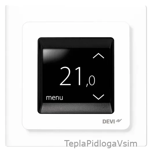 Фото 1 - Термостат DEVIregTM Touch Белый