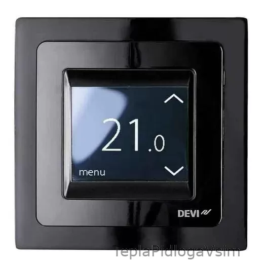Фото 2 - Термостат DEVIregTM Touch Чорний