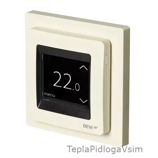 Фото 2 - Термостат DEVIregTM Touch Cлоновая кость