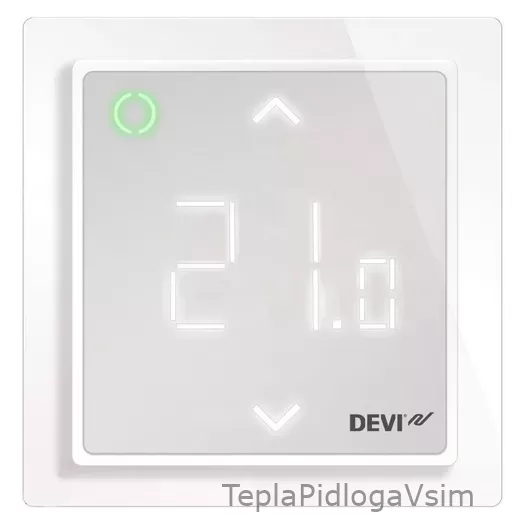 Фото 1 - Термостат DEVIreg Smart Білий