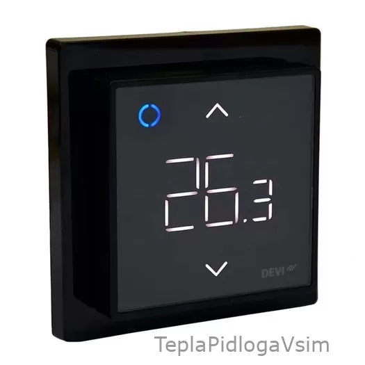 Фото 2 - Термостат DEVIreg Smart Черный
