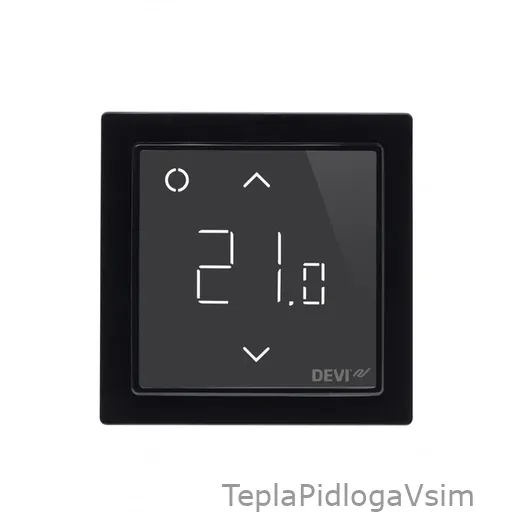 Фото 1 - Термостат DEVIreg Smart Черный