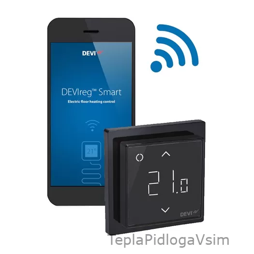 Фото 4 - Термостат DEVIreg Smart Черный