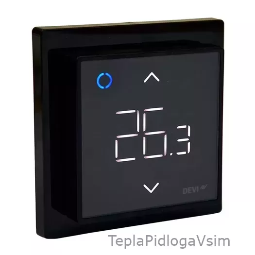 Фото 2 - Термостат DEVIreg Smart Черный