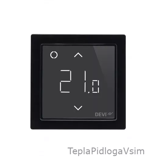 Фото 1 - Термостат DEVIreg Smart Черный