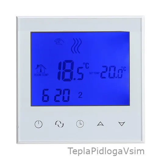Фото 1 - Терморегулятор EcoTerm SN White
