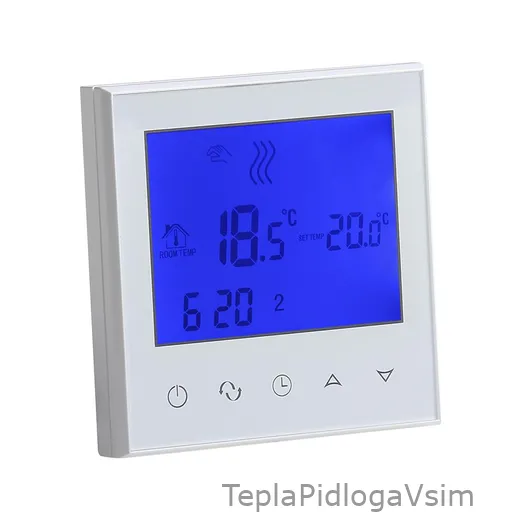 Фото 2 - Терморегулятор EcoTerm SN White