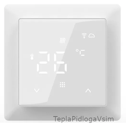 Фото 1 - Терморегулятор PWT 511 Wi-Fi White Matte