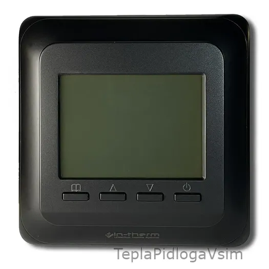 Фото 2 - Терморегулятор In-Therm E 51 Черный матовый