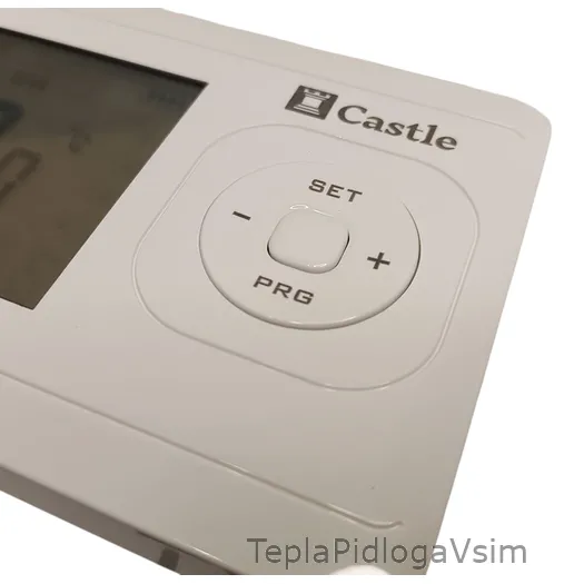 Фото 4 - Терморегулятор программируемый для котлов Castle АС8048G-RF (радиоканал)