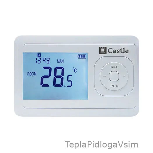 Фото 3 - Терморегулятор программируемый для котлов Castle АС8048G-RF (радиоканал)