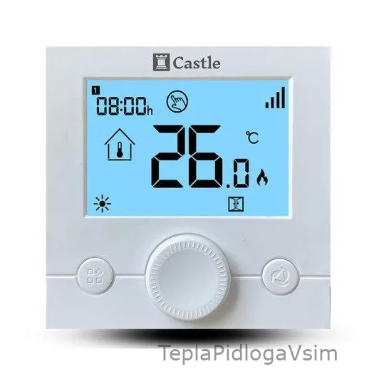 Фото 1 - Терморегулятор програмуючий для котлів Castle АС8078G