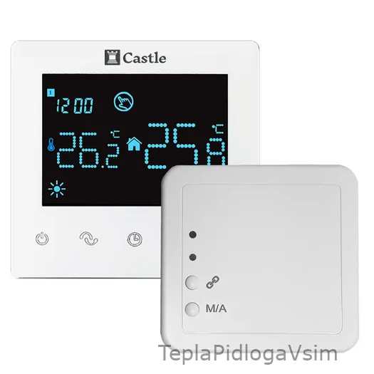 Фото 2 - Терморегулятор програмний для котлів Castle Q5-RF (радіоканал)