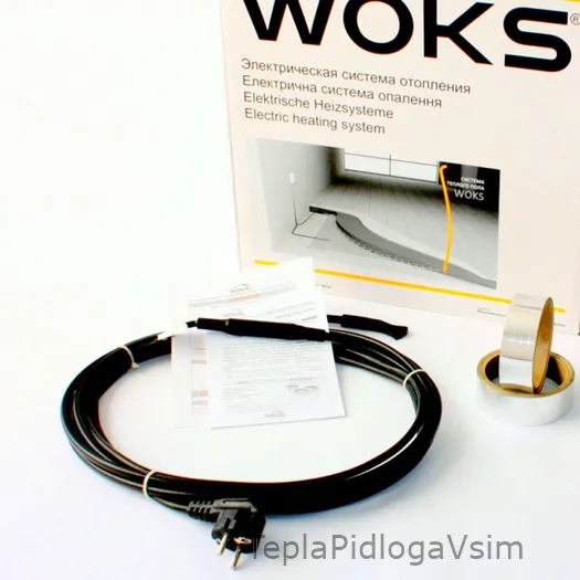 Фото 2 - Саморегулюючий кабель Woks-SR 25 з вилкою