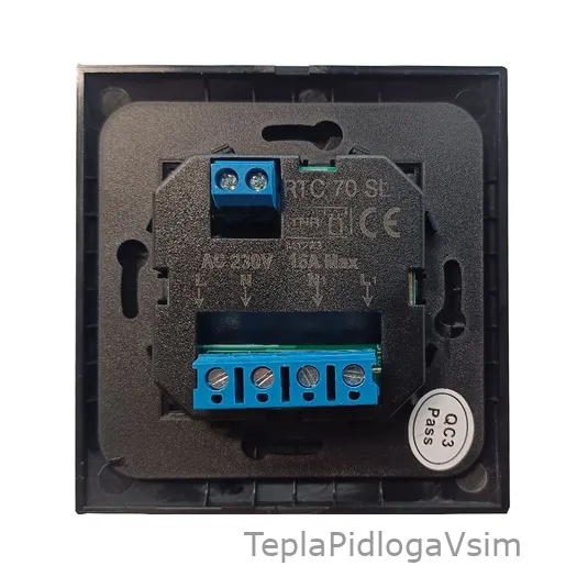 Фото 4 - Терморегулятор RTC 70 SL Black Matte