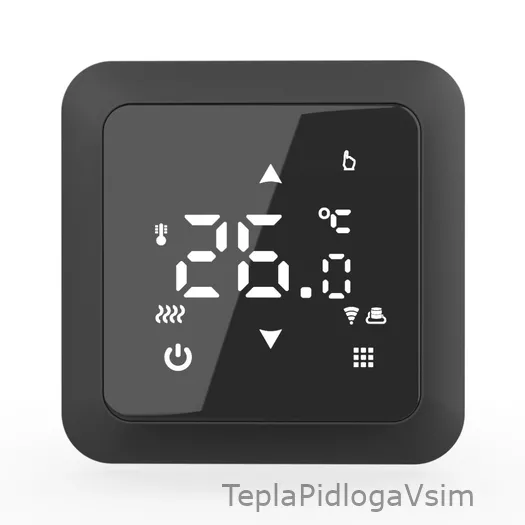Фото 1 - Терморегулятор In-Therm PWT 517 Wi-Fi Черный матовый