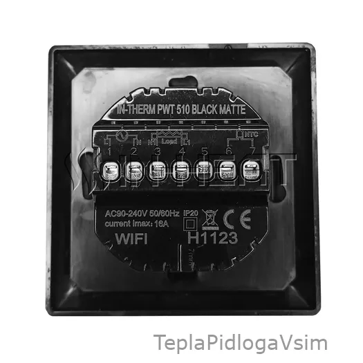 Фото 4 - Терморегулятор PWT 510  Wi-Fi Black Matte