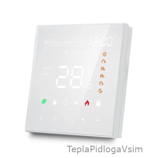 Фото 2 - Терморегулятор PWT 082 Wi-Fi White
