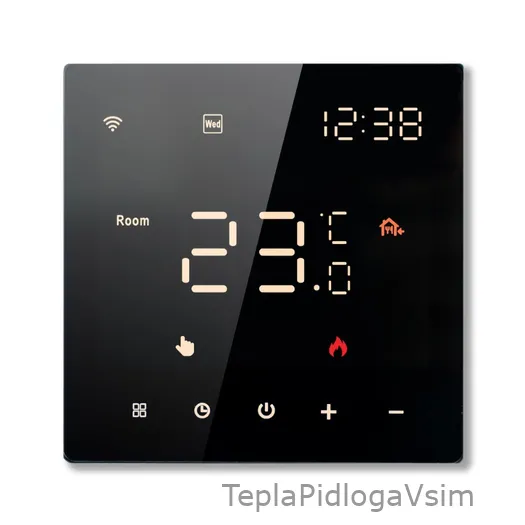 Фото 1 - Терморегулятор In-Therm PWT 081 Wi-Fi Чорний