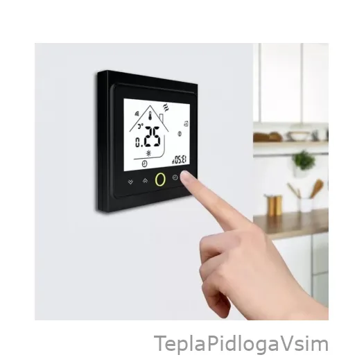Фото 3 - Терморегулятор EcoTerm PRO Wi-Fi Antracite