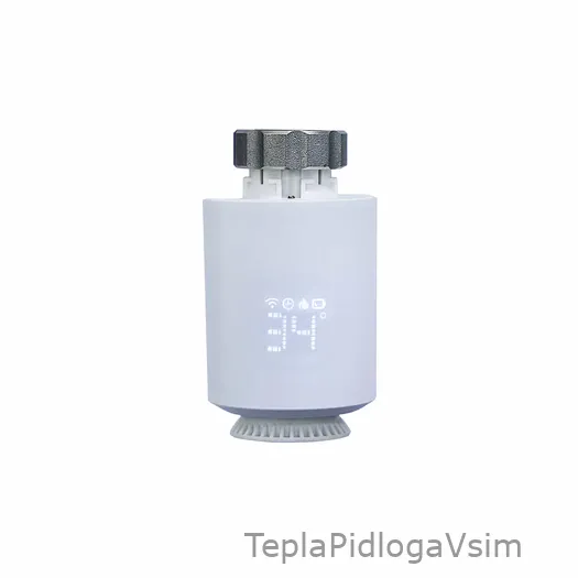 Фото 1 - Термоголовка для радиатора In-Therm ME167 с функцией Zigbee/Wi-Fi