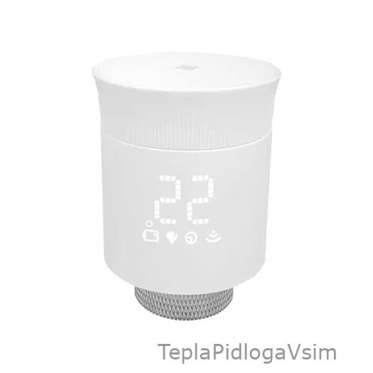 Фото 2 - Термоголовка для радіатора In-Therm ME168 з функцією Zigbee/Wi-Fi