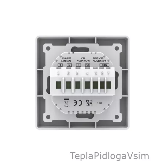 Фото 6 - Терморегулятор In-Therm PT 029 Белый