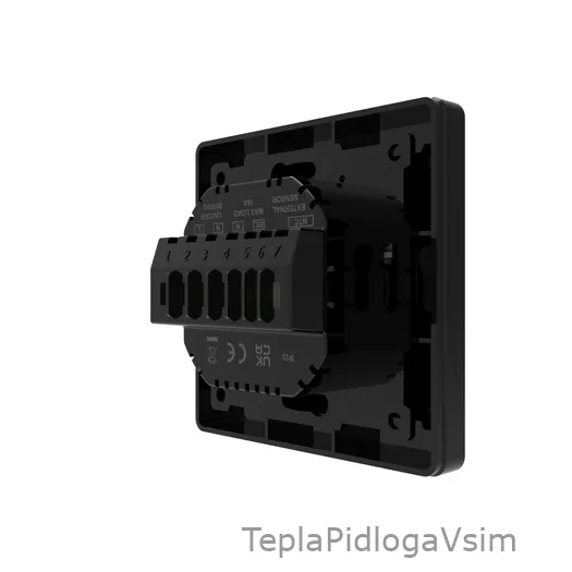 Фото 7 - Терморегулятор In-Therm PT 029 Черный матовый