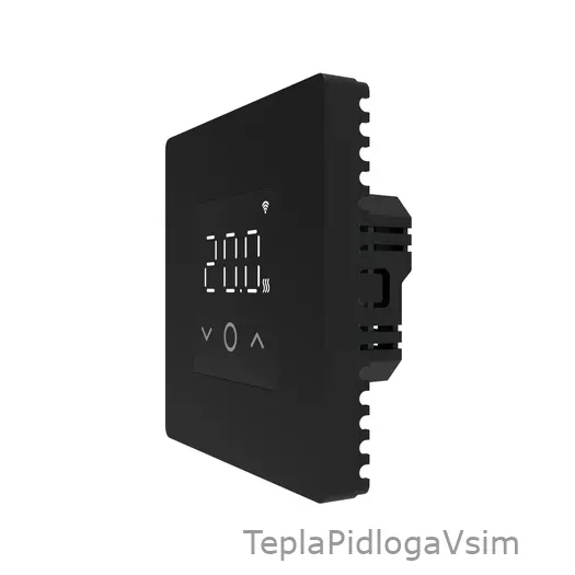 Фото 4 - Терморегулятор In-Therm PT 030 SL Чорний матовий