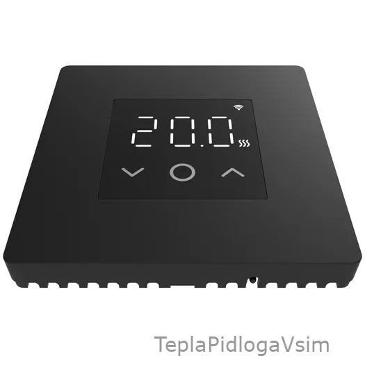 Фото 2 - Терморегулятор In-Therm PT 030 SL Чорний матовий