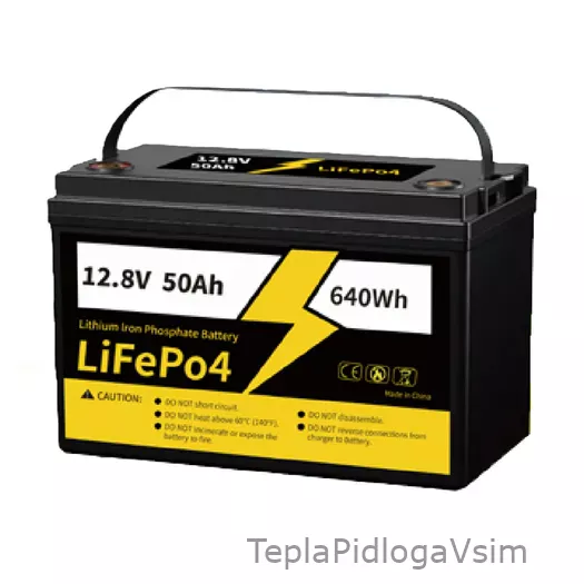 Фото 1 - Аккумулятор IN-THERM LiFePO4 12.8V 50Ah (640 Вт)