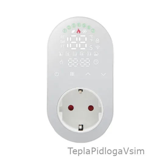Фото 1 - Терморегулятор PLWT 012 WI-FI WHITE 