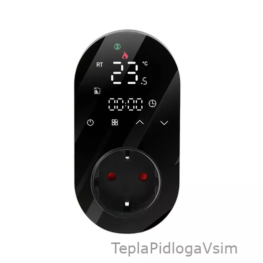 Фото 1 - Терморегулятор PLWT 012 WI-FI BLACK