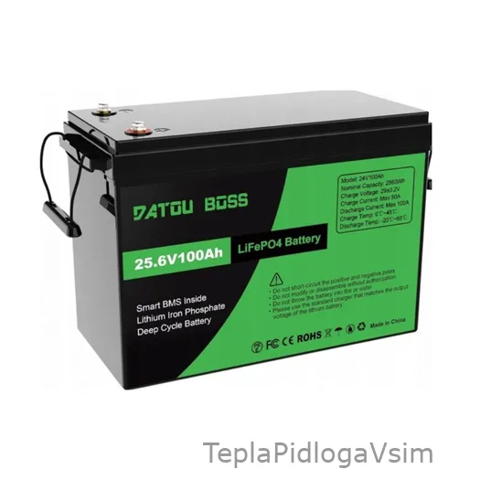 Фото 1 - Акумулятор Datou Boss LiFePO4 25.6V 100Ah