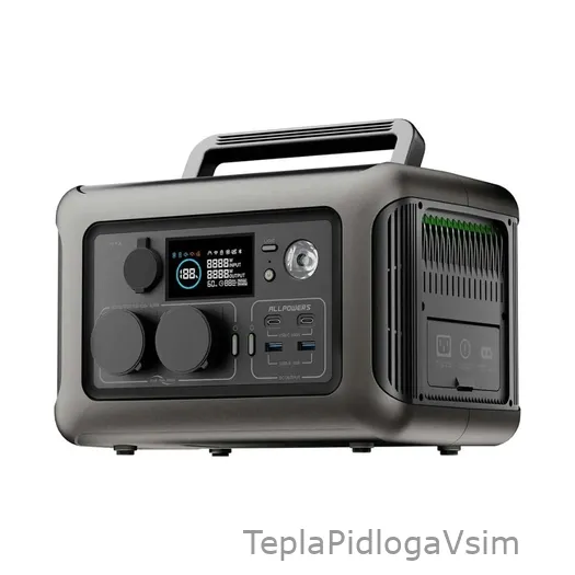 Фото 2 - Зарядная станция Allpowers R600 600 W 299 Wh