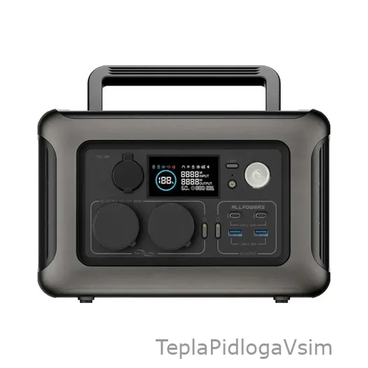 Фото 1 - Зарядная станция Allpowers R600 600 W 299 Wh