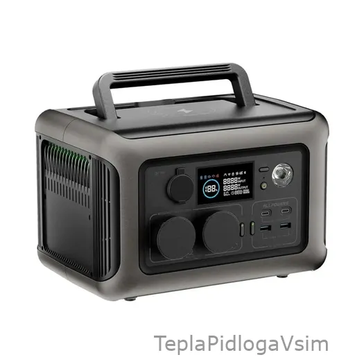 Фото 3 - Зарядная станция Allpowers R600 600 W 299 Wh
