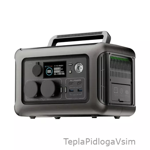 Фото 2 - Зарядна станція Allpowers R600 600 W 299 Wh